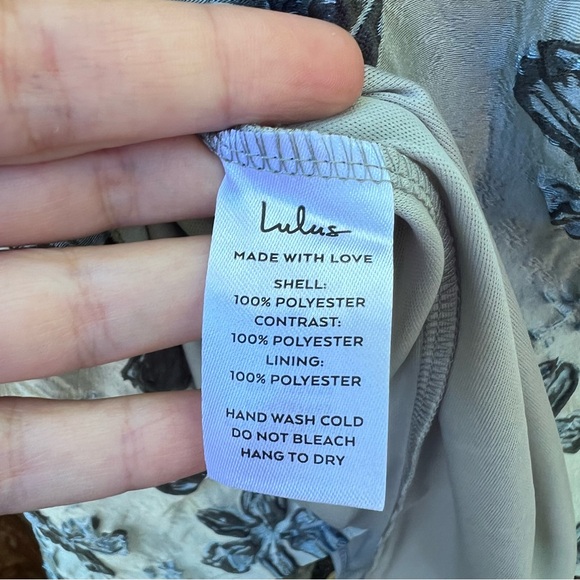 Sage and Blue Green Floral Jacquard Tie-Strap Midi Dress 🌿 - Picture 9 of 10